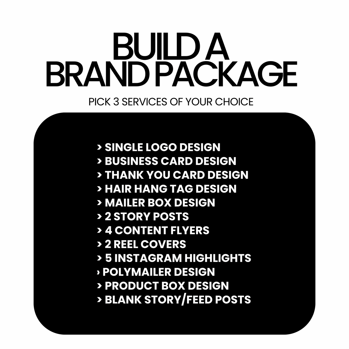 Build A Brand Mini Package